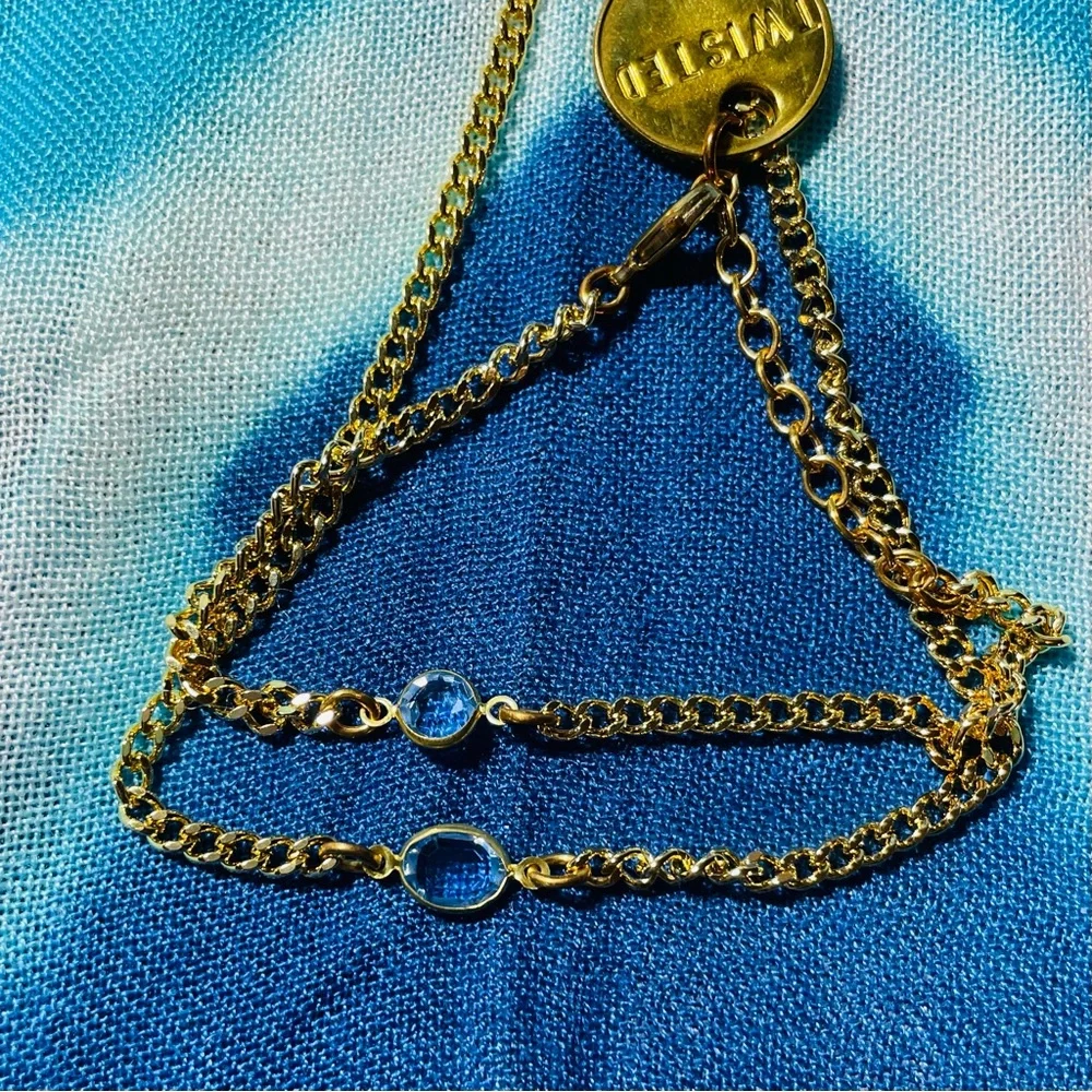 Twisted Silver Necklace and Bracelet Set